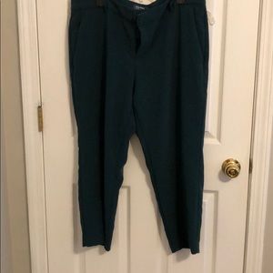 Dark green dress pants